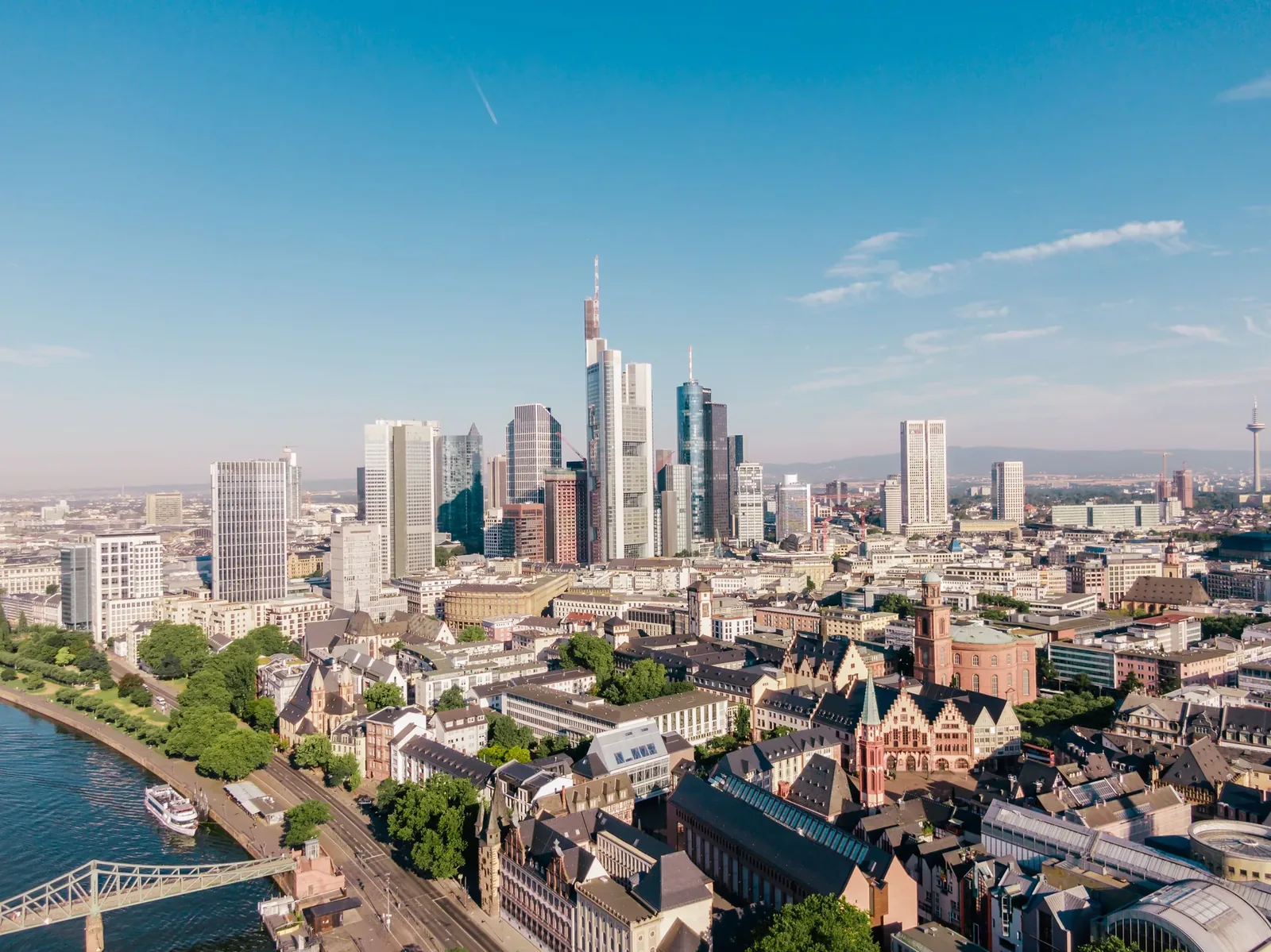 Luftbild von Frankfurt am Main