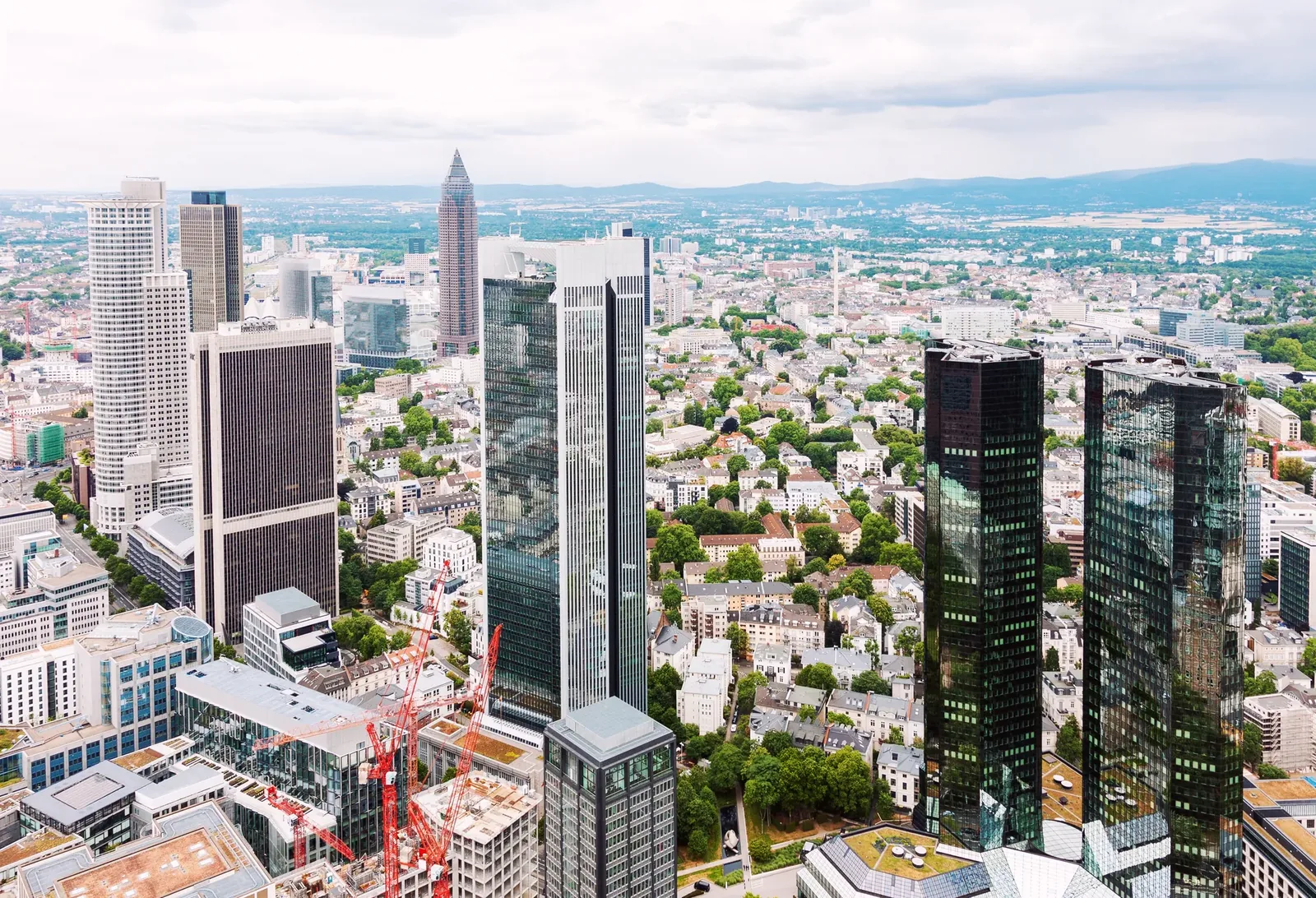 Luftbild von Frankfurt am Main