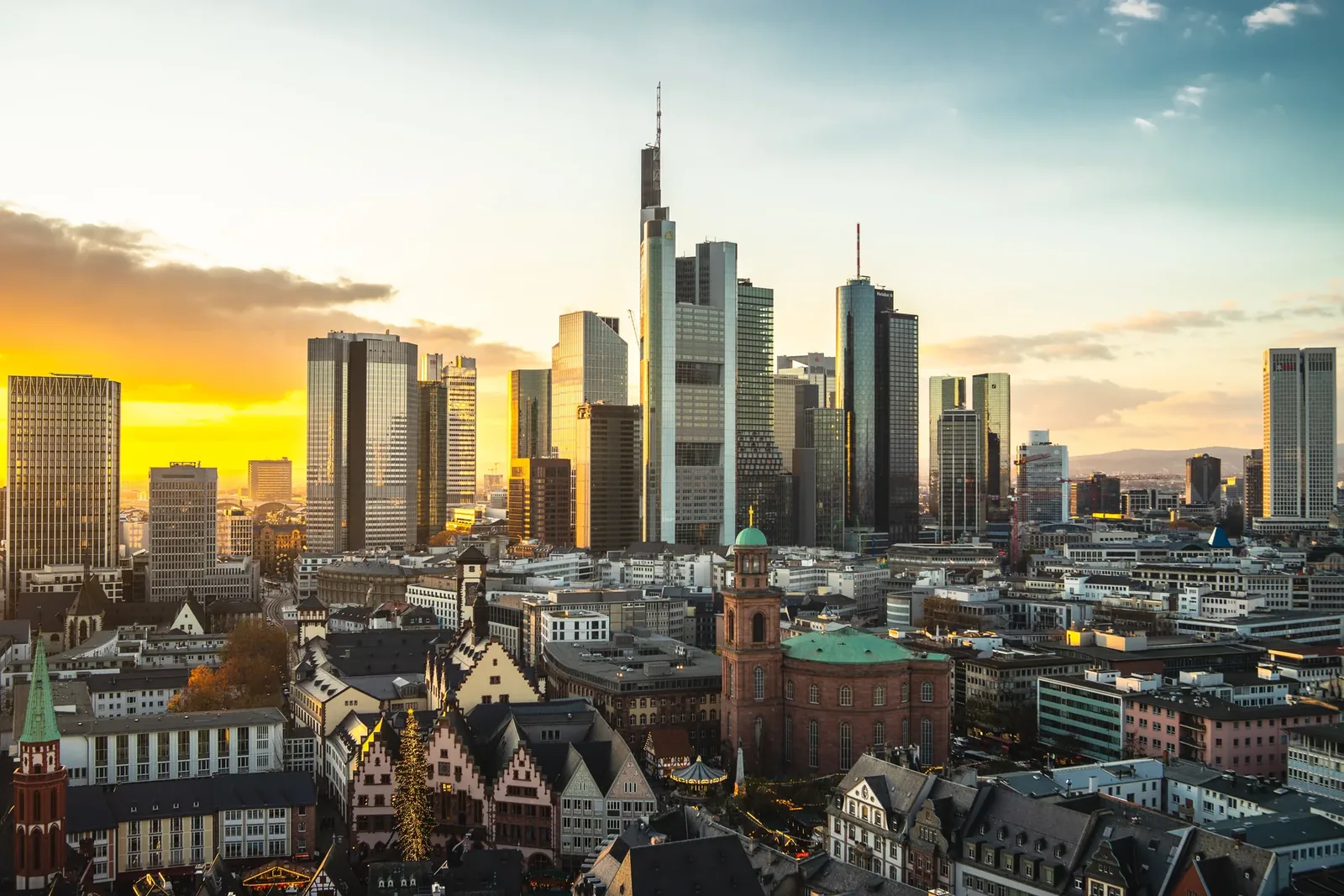 Frankfurt am Main am Abend