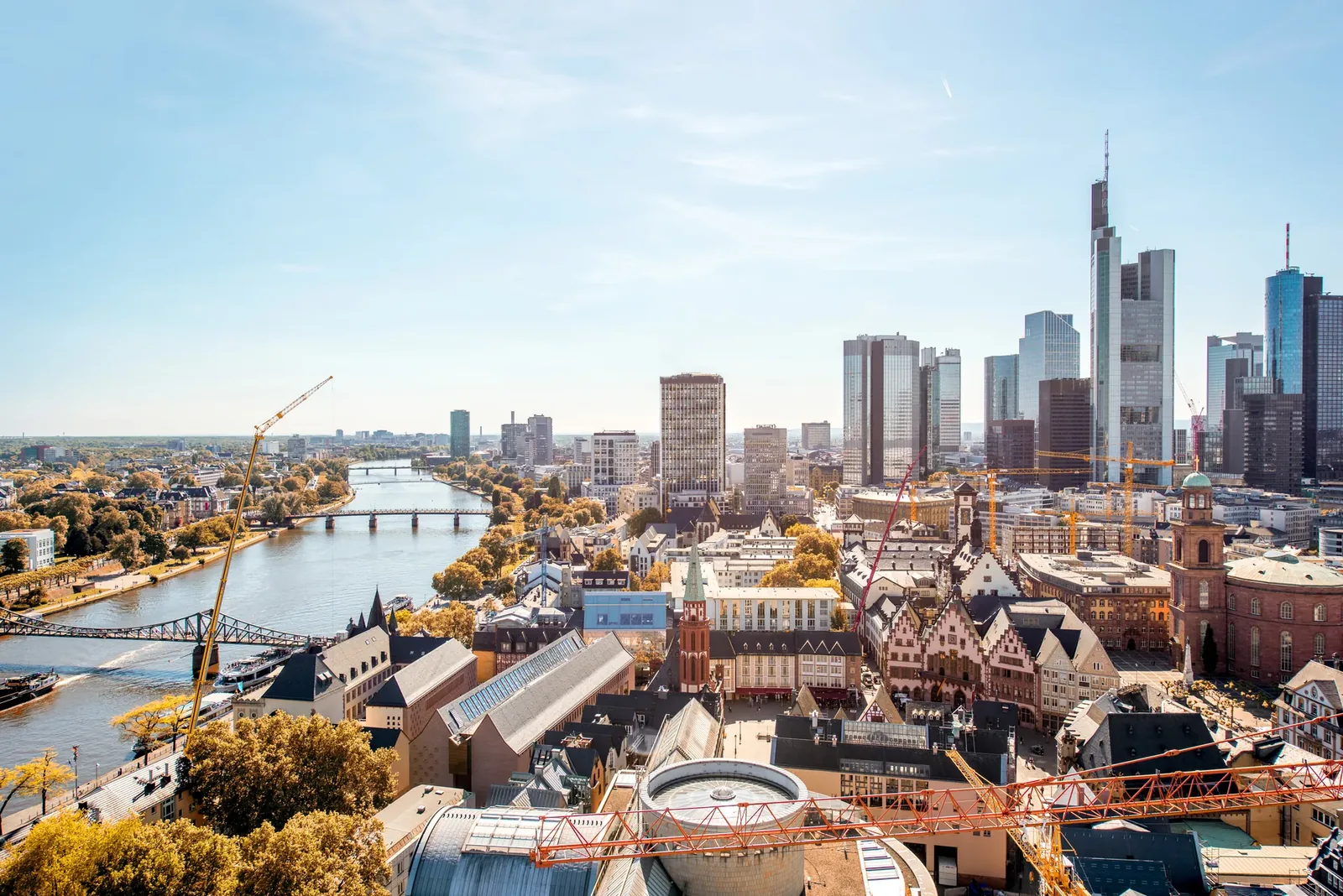Luftbild von Frankfurt am Main