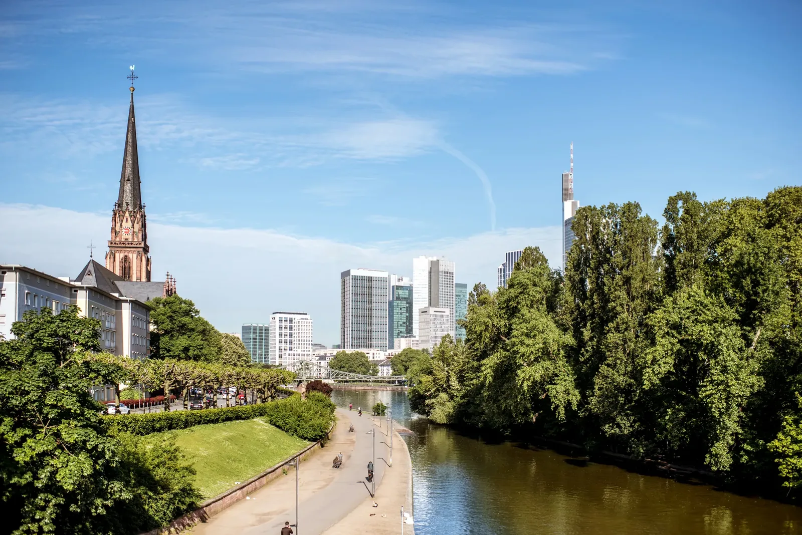 Am Wasser in Frankfurt am Main