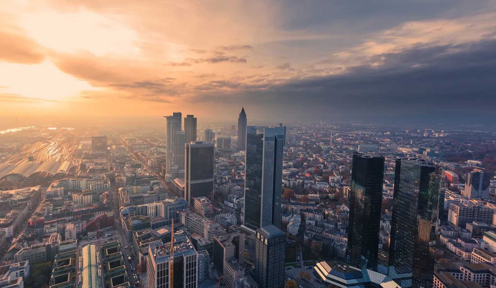 Frankfurt am Main am Abend