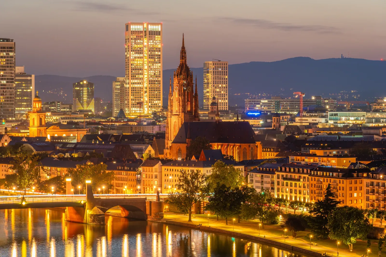 Kirche im Zentrum von Frankfurt am Main