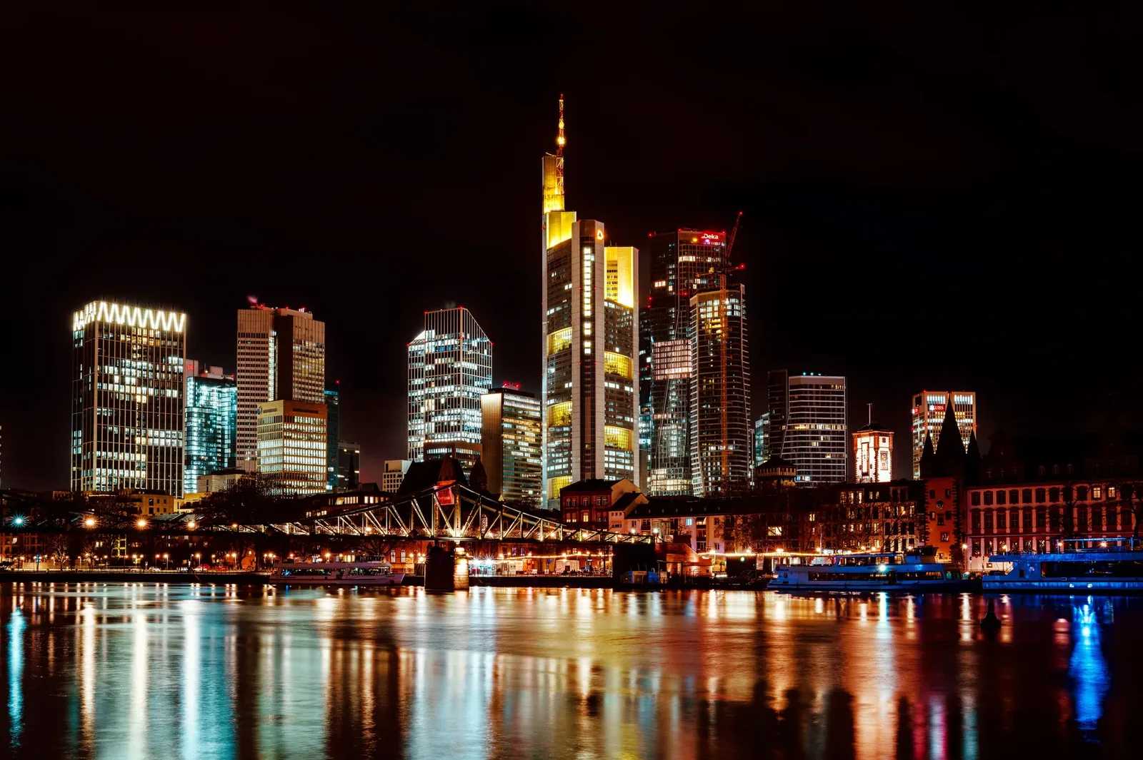 Frankfurt am Main am Abend