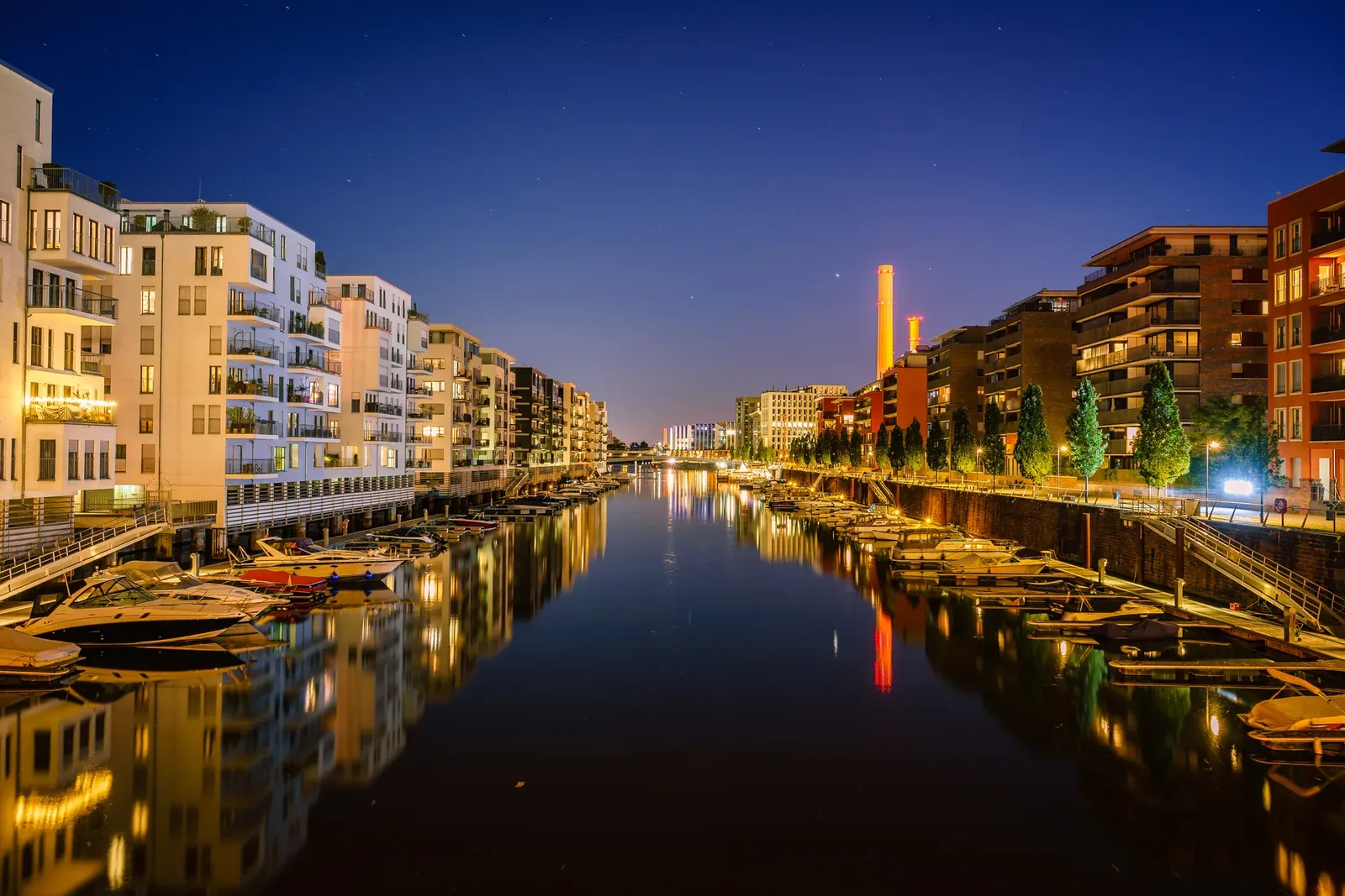 Der Hafen von Frankfurt am Main